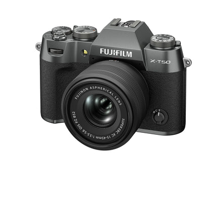 FUJIFILM X-T50/XC15-45mmF3.5-5.6 OIS PZ Charcoal Silver